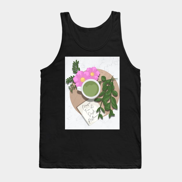 Green Tea | Music For A Sushi Restaurant Tank Top by icantdrawfaces